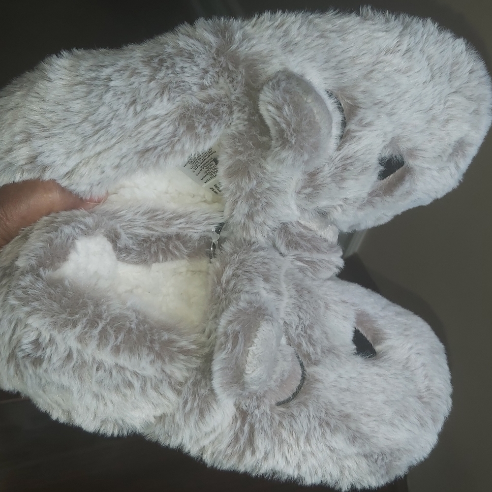 Kids silver bed Slippers